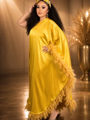 veloura silk gown