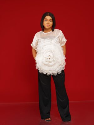 white le rose blouse