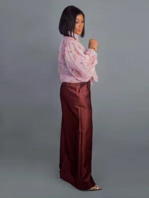sheer chiffon combo